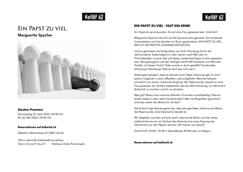Flyer Ausschreibung
